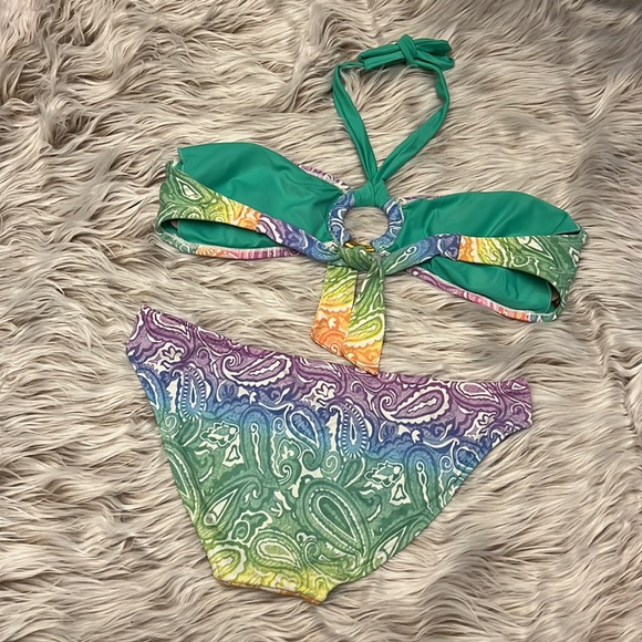 VS Sugar Free multicolor paisley bikini set - Picture 4 of 4